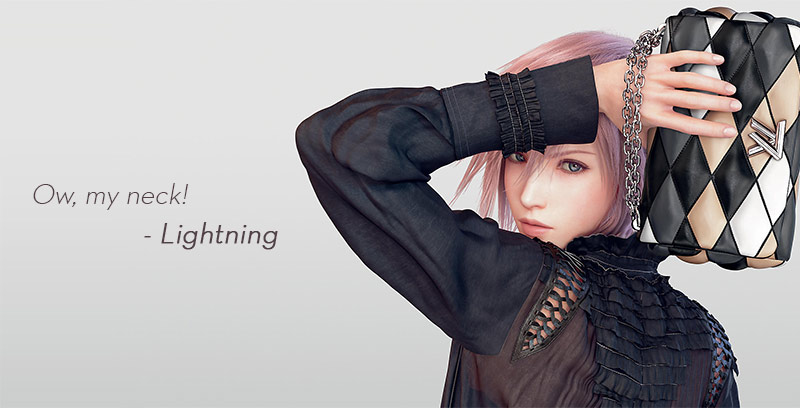 Illustration for article titled Louis Vuitton Interview With Final Fantasy's Lightning Should Be Canon